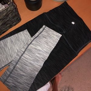 Lulu lemon leggings RARE! High waisted, size 4!